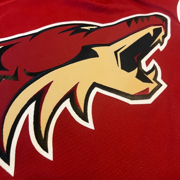 L Original Shane Doan KOHO Jersey VTG Fight strap Arizona Coyotes Phoenix NHL - Picture 7 of 14